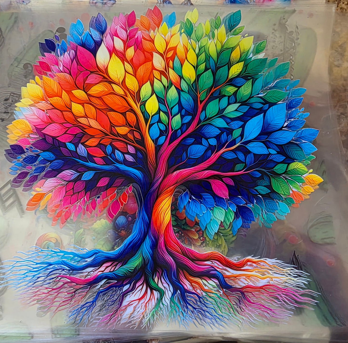 . Uvdtf 30 oz wrap & Tooled leather