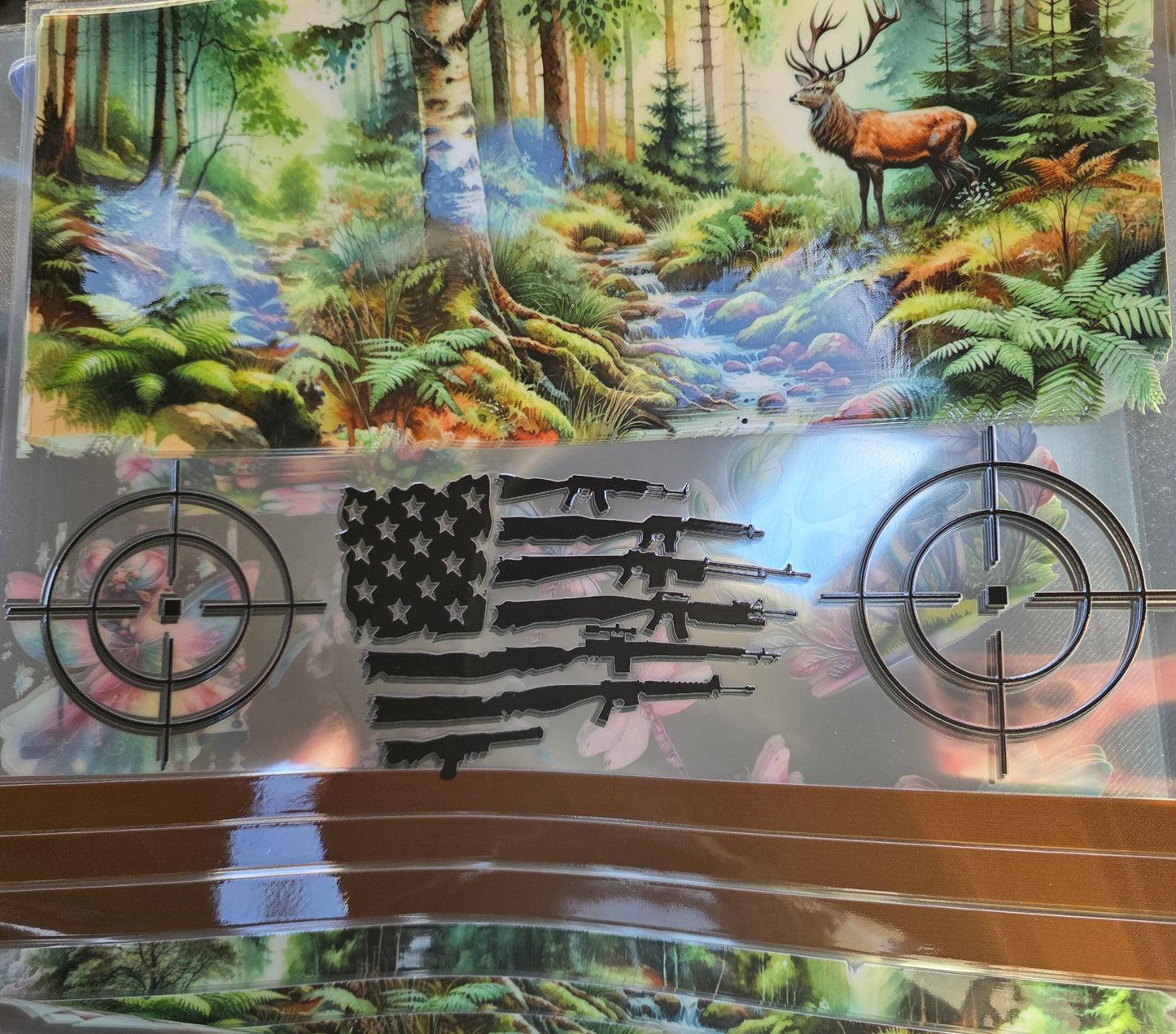 . Uvdtf Element sheet 10 x 10