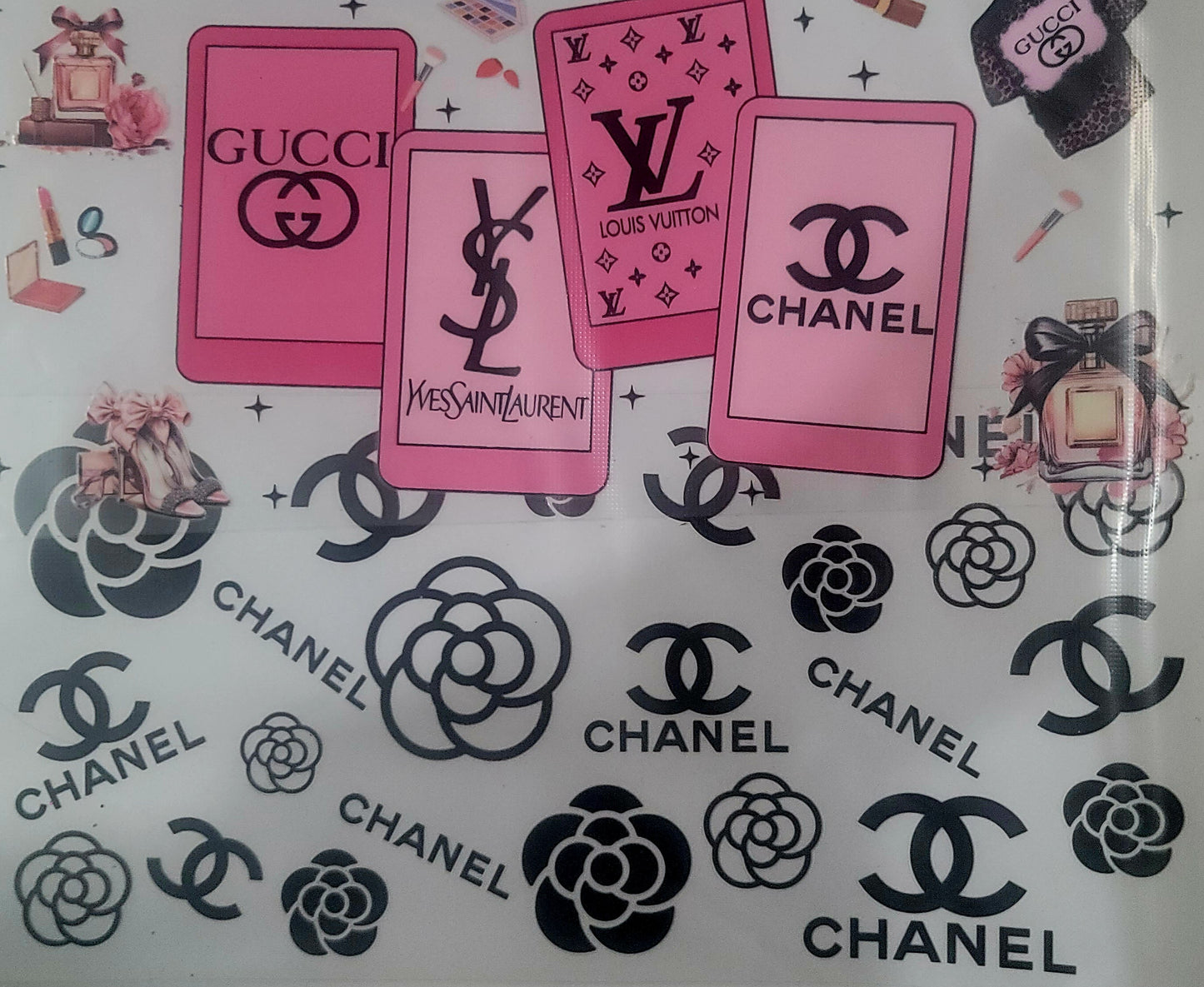 Decals, gems, bee's, lights or full glitter on any tumbler