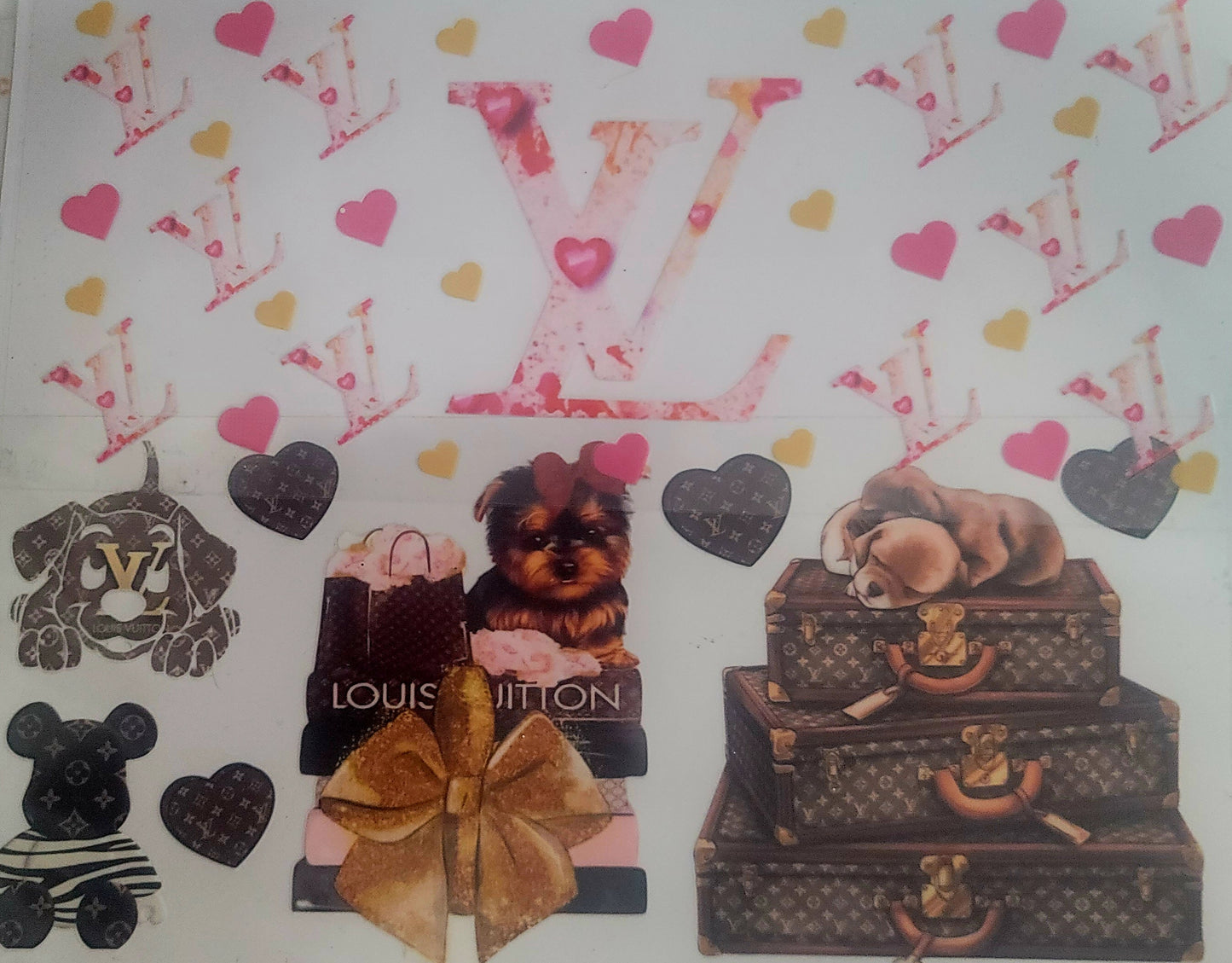 Decals, gems, bee's, lights or full glitter on any tumbler