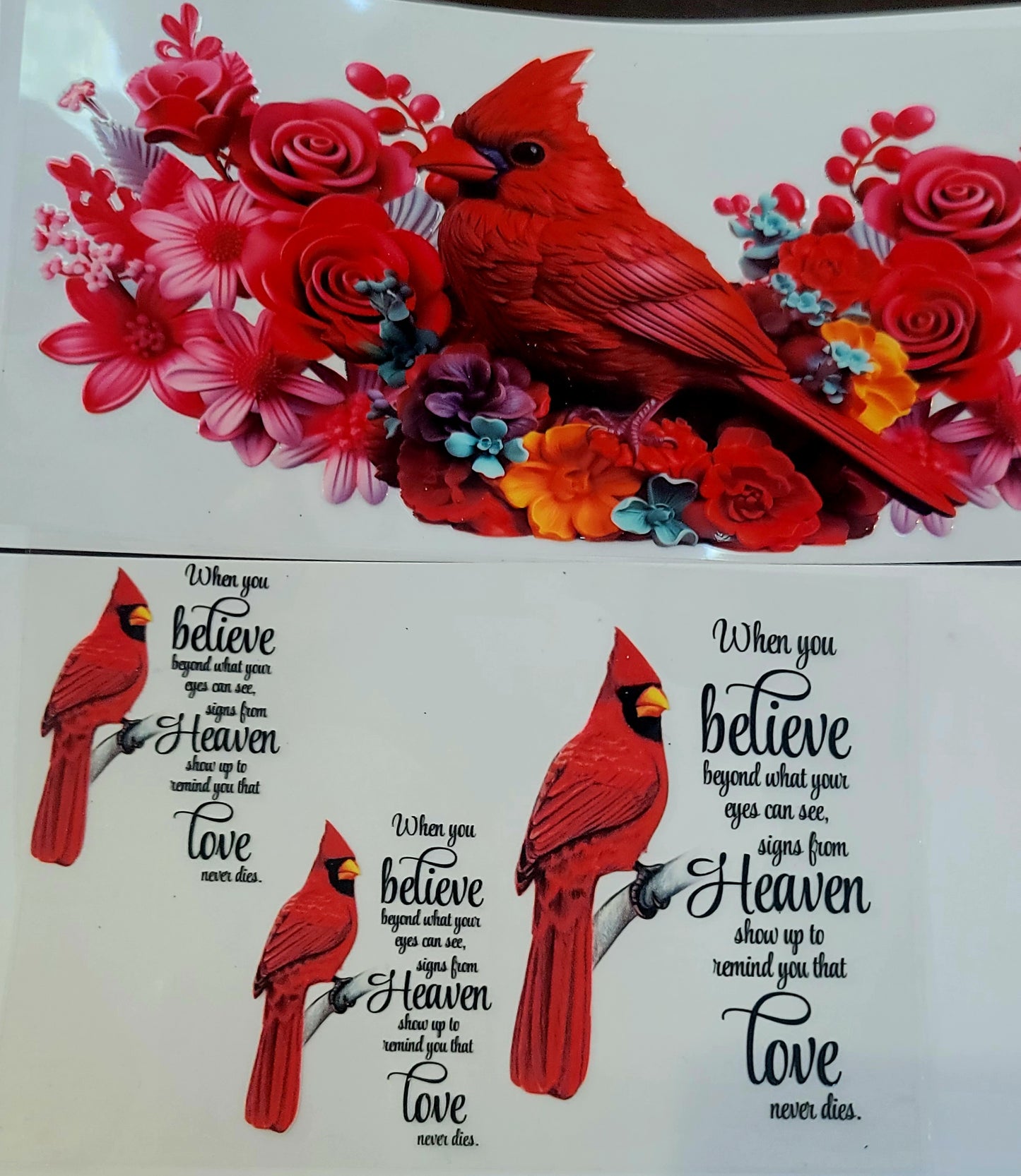Decals, gems, bee's, lights or full glitter on any tumbler