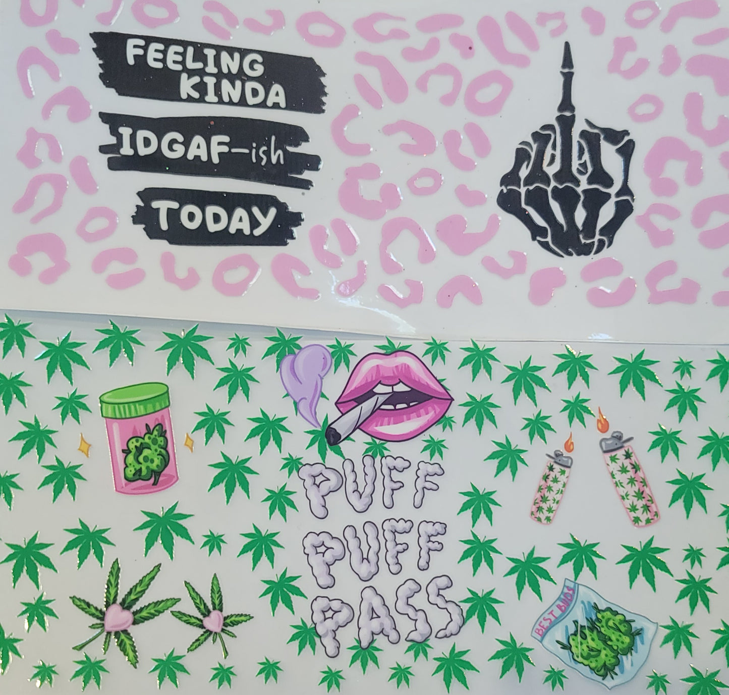 Decals, gems, bee's, lights or full glitter on any tumbler