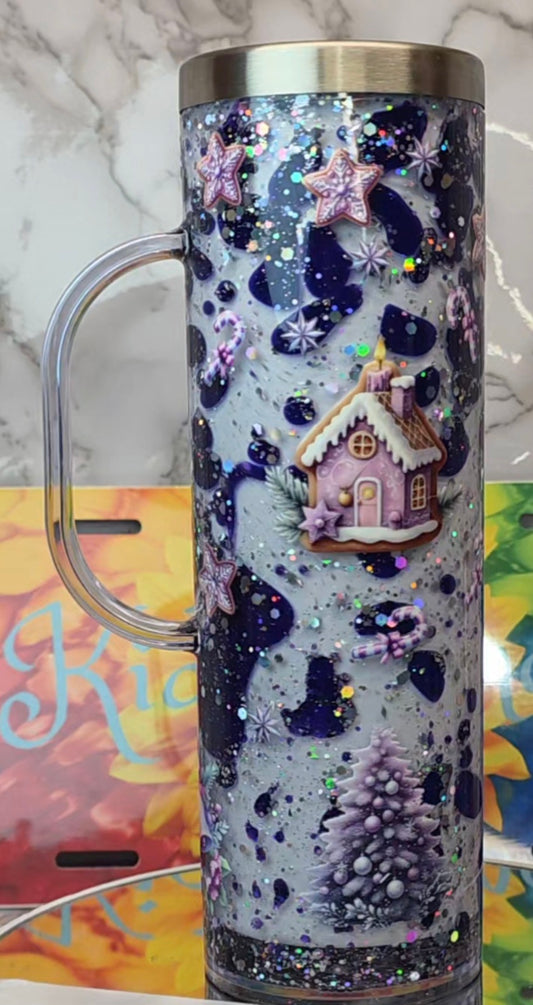 . 20oz Snow globe with handle