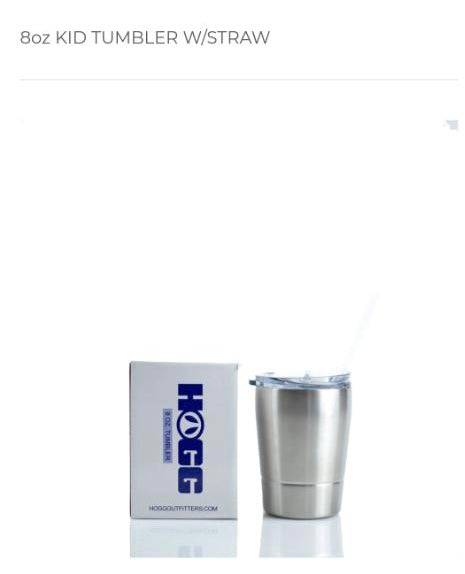 8 oz kid’s tumbler with straw